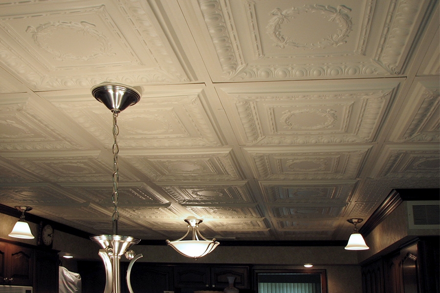paint drop ceiling tiles