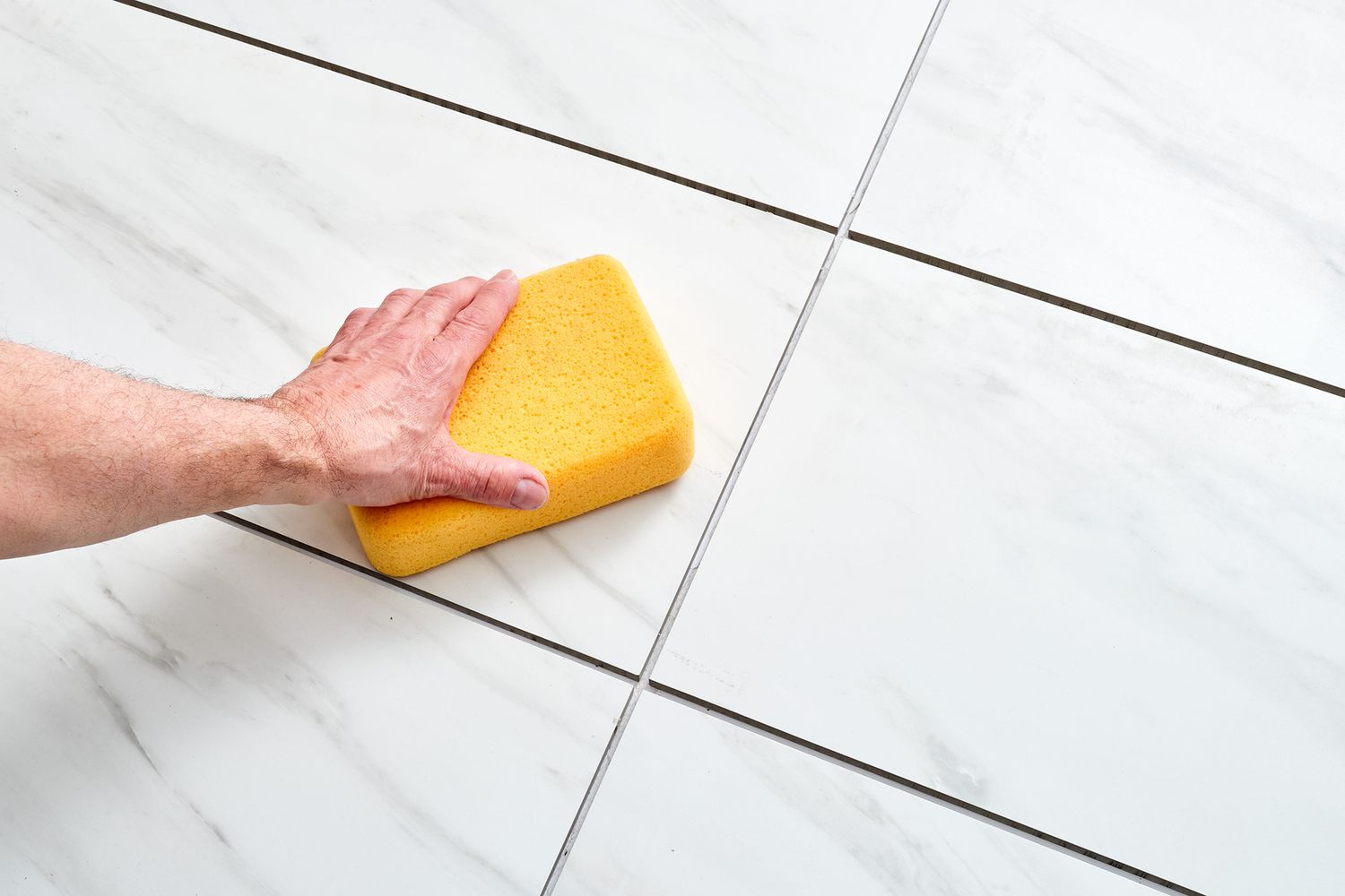 how to grout floor tiles