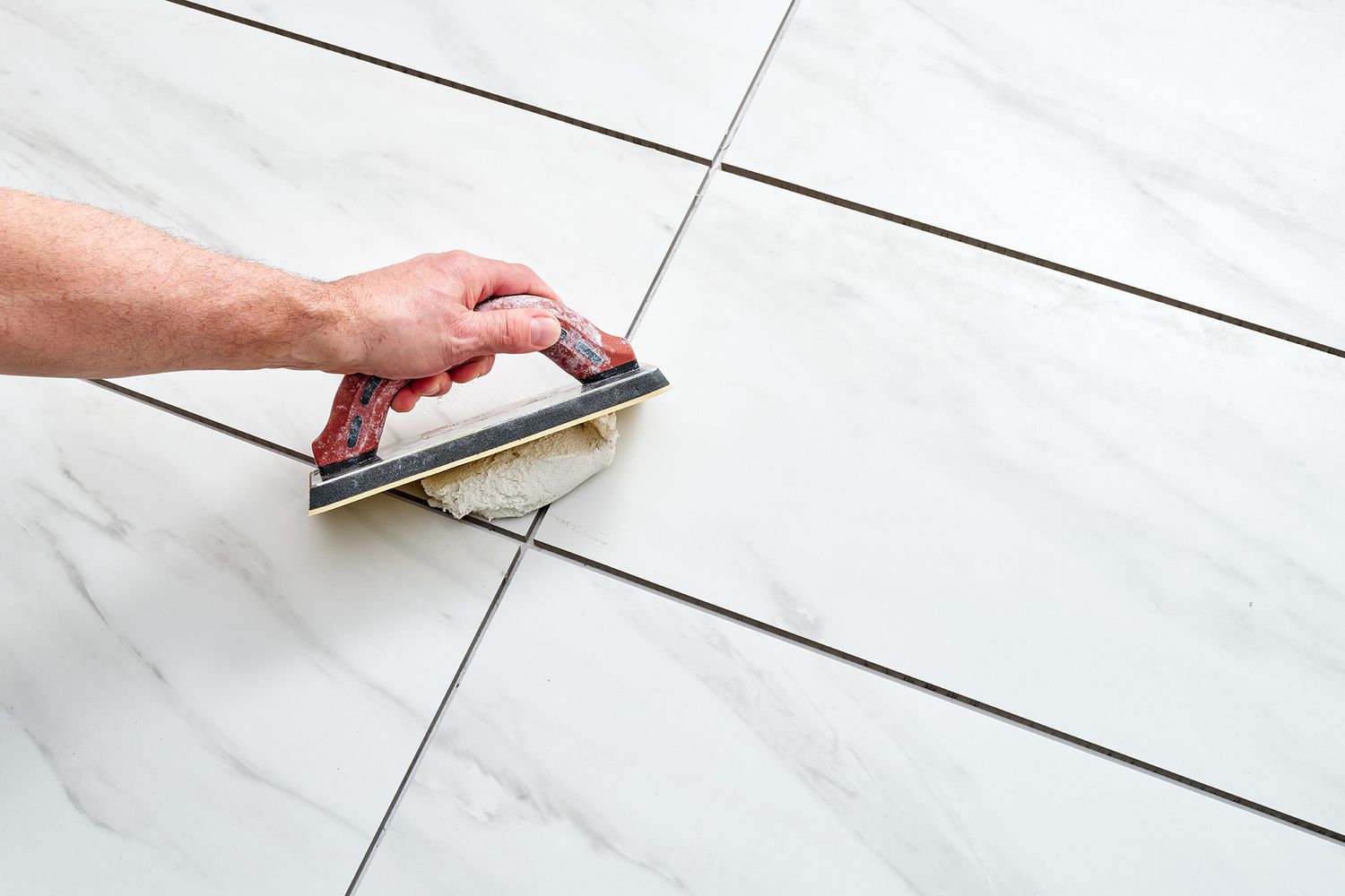 how to grout floor tiles