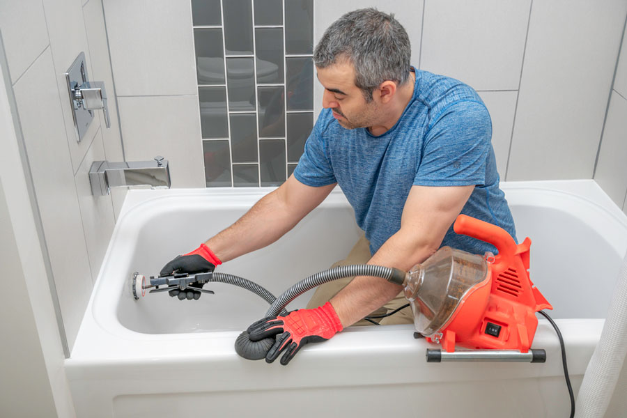 bathtub drain stopper stuck