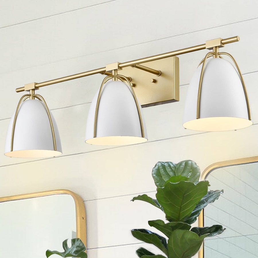 how to change a bathroom light fixture