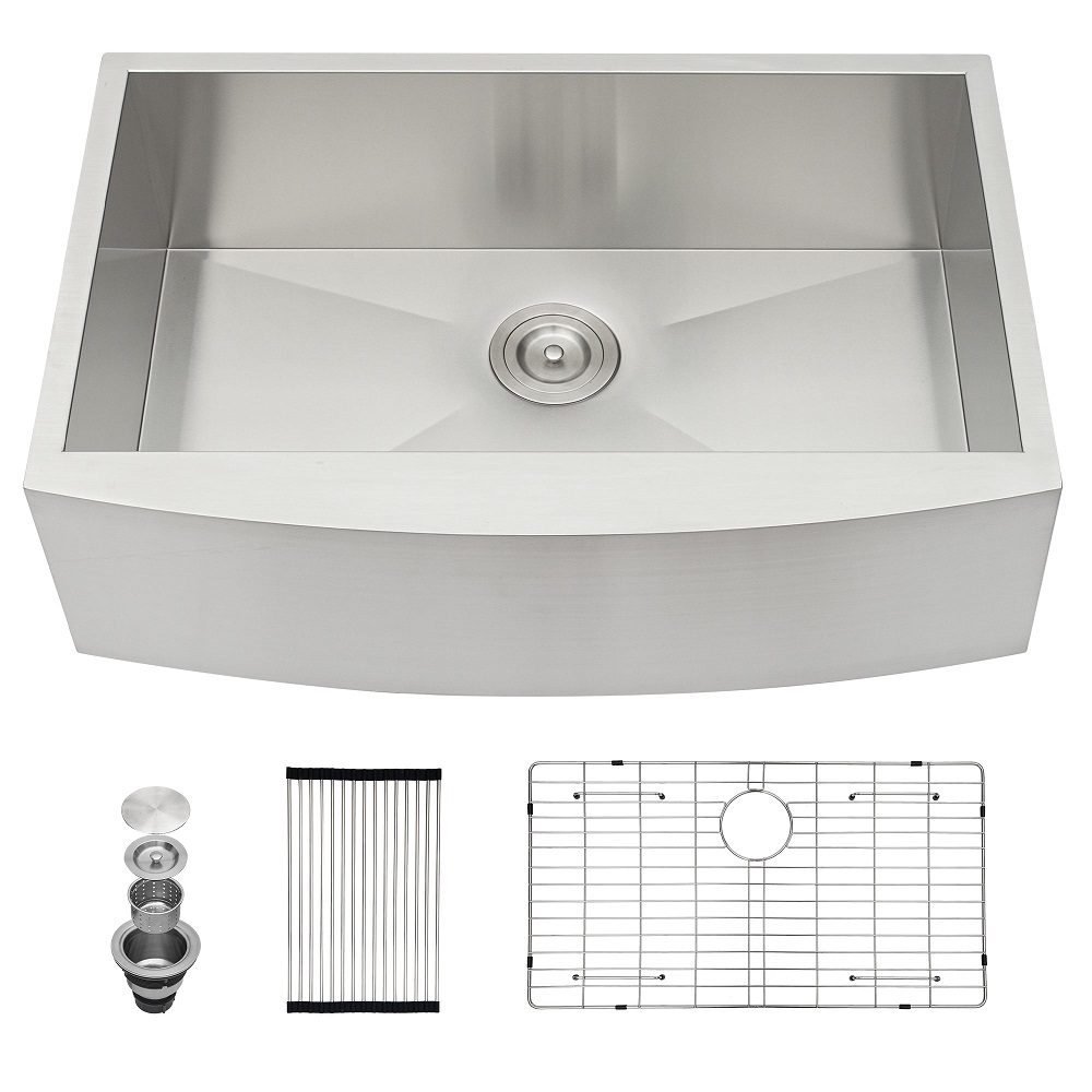 what are kitchen sinks made out of