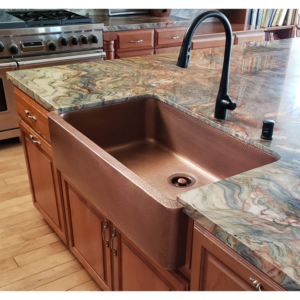 copper kitchen sinks pros and cons