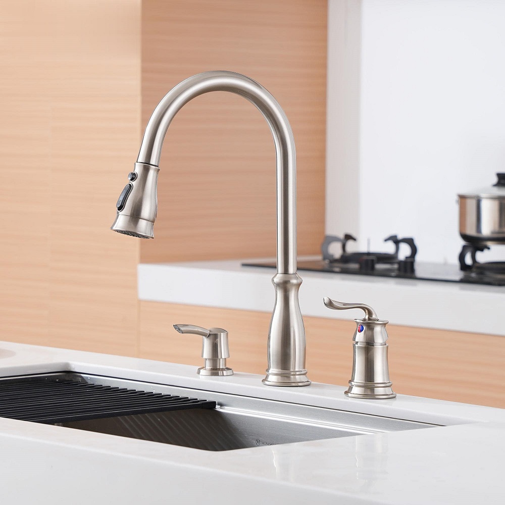 pictures of kitchen sinks with soap dispensers