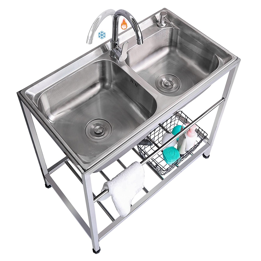 stainless steel outdoor kitchen sinks