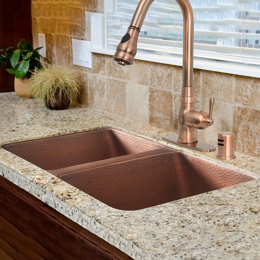 copper kitchen sinks
