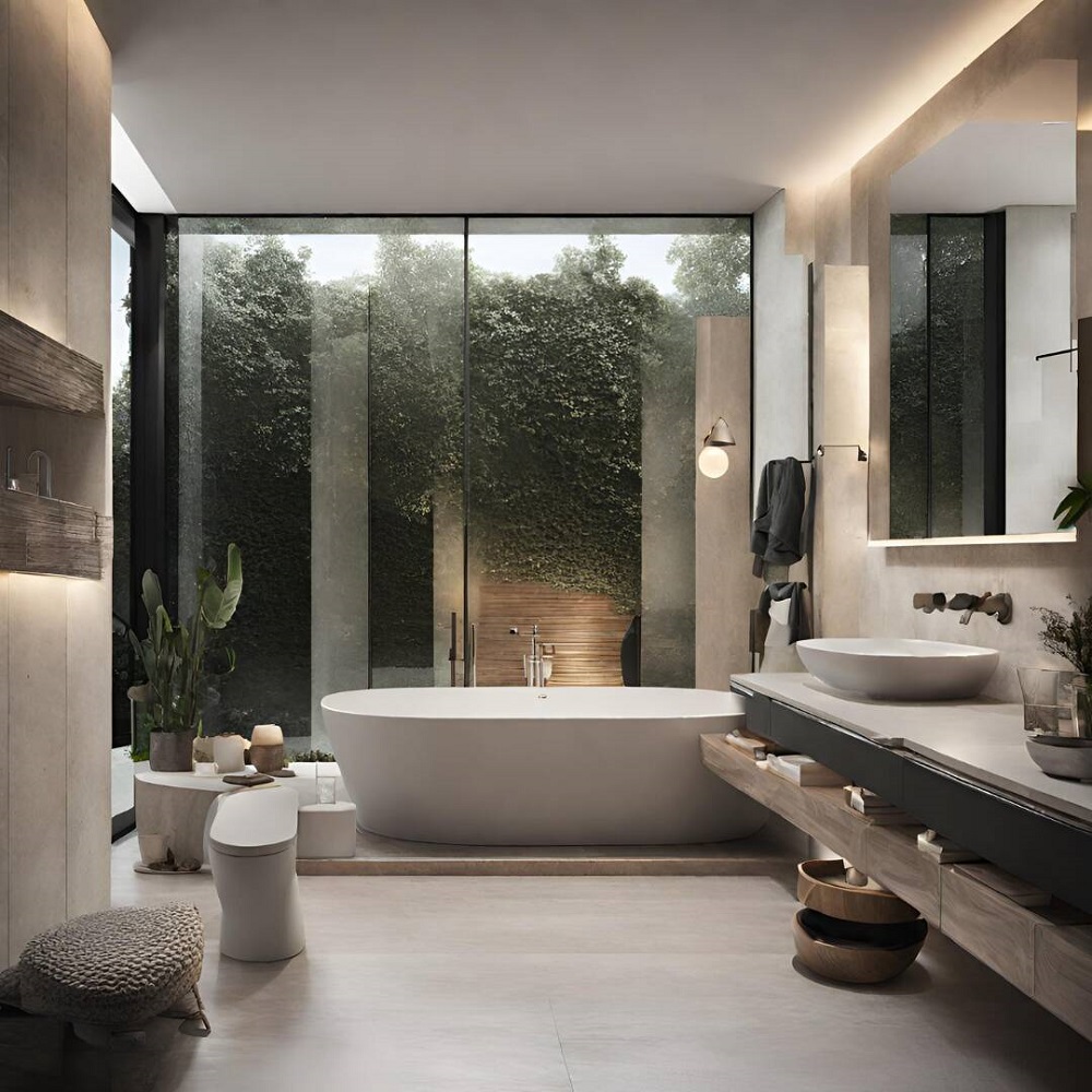 ultra modern modern luxury master bathroom