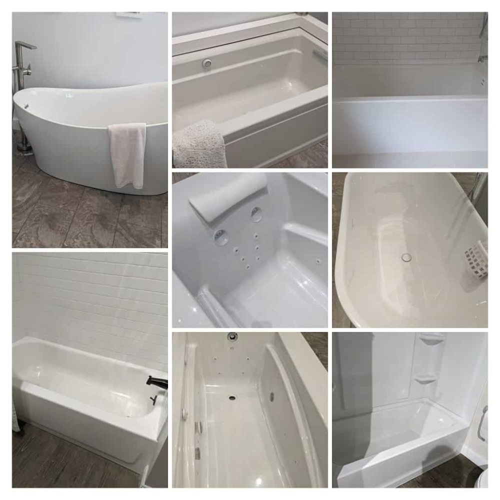 types of bathtubs